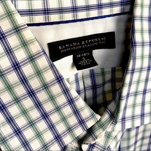 NON-IRON | WRINKLE-FREE - BANANA REPUBLIC | CLASSIC-FIT CASUAL DRESS SHIRT